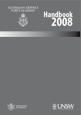 UNSWCanberra_ADFA_Handbook_2008