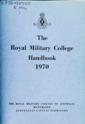 UNSWCanberra_RMC_Handbook_1970