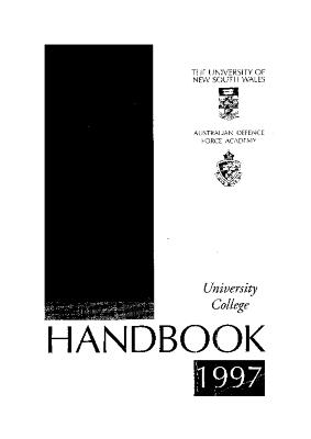 UNSWCanberra_ADFA_Handbook_1997