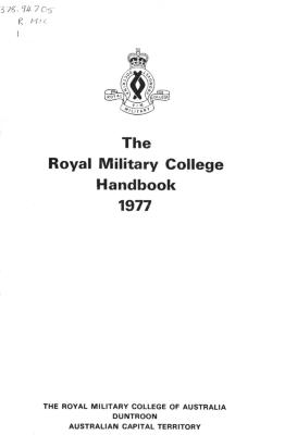 UNSWCanberra_RMC_Handbook_1977