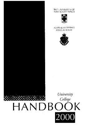 UNSWCanberra_ADFA_Handbook_2000