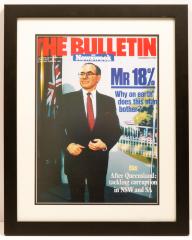 The Bulletin front cover featuring John Howard